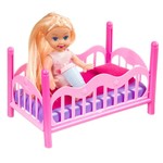 Набор игровой Bondibon куколка OLY с кроваткой, РАС, арт. K899-27.