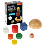 Развивающие игры из дерева Bondibon игра-балансир «ВОЗВЕДИ БАШНЮ», BOX