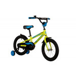 Велосипед NOVATRACK 16" DODGER алюм., зелёный, тормоз нож, короткие крылья, полная защита цепи