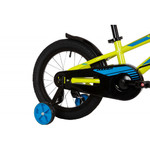 Велосипед NOVATRACK 16" DODGER алюм., зелёный, тормоз нож, короткие крылья, полная защита цепи