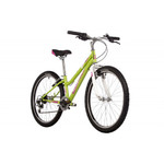 Велосипед NOVATRACK 24" JENNY сталь 12'', салатовый, 6 скор. TY21/TS-38/SG-6S, V-brake