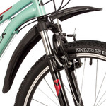 Велосипед NOVATRACK 24" ACTION сталь 12'', бирюзовый, 18 скор. TZ500/TS-38/TZ500/SG-6S, V-brake