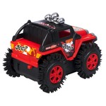 Пласт. джип- перевёртыш 4WD на батарейках, Bondibon "Парк Техники", ВОХ 11х8х8,5 см, цвет красный, арт.M11-D.