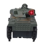 Пласт. танк-перевёртыш 4WD на батарейках, Bondibon "Парк Техники", ВОХ 11х8х8,5 см, цвет хаки , арт.231.