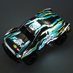 Упр. радио маш. M1:24, Bondibon "Парк Техники", BOX 23,5х13,5х12,5 см, 4-CH R/C, LED-подсветка, джип внедорожник, синий.