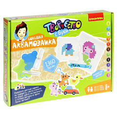 Набор для творчества  BONDIBON. БОЛЬШАЯ АКВАМОЗАИКА (1360 бусин)