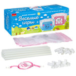 Манеж складной  Bondibon «ВЕСЁЛЫЕ ИГРЫ», розовый, 125х55 см, BOX