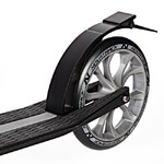 Самокат для детей NOVATRACK DEFT PRO алюм., амортизатор, колеса 230*200 мм PU, эргономичный Y-руль с