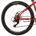 Велосипед NOVATRACK 24" BATTLER сталь 12'', красный, 6 скор.TZ500/TS-38/SG-6S, D-brake