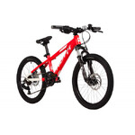 Велосипед NOVATRACK 20" EXTREME, красный, алюм., 7 скор., Shimano/Microshift  диск.тормоз STG