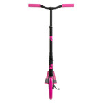 Самокат Novatrack Polis Plastic NF, колеса 230х180 мм, розовый