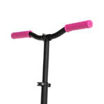 Самокат Novatrack Polis Plastic NF, колеса 230х180 мм, розовый