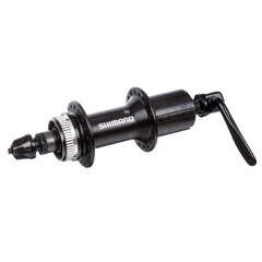 Втулка задняя Shiamno FH-RM35, 36H 8/9/10-ск.:135MM ось:146MM QR:166MM(черн.)Под c-lock, черн.,