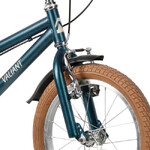 Велосипед NOVATRACK 16" VALIANT, сталь, тёмно-зелёный, полная защита цепи, ручной передний и задний