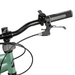 Велосипед NOVATRACK 20" RACER зелёный,  стальная рама, 6 скор., Microshift MS21/Microshift TS38, V-