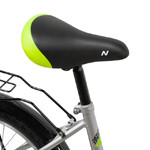 Велосипед NOVATRACK 20" VECTOR, серебристый, тормоз нож., крылья, багажник, защита цепи