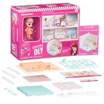 Игровой набор «Мебель» Bondibon, Кукольный уголок (Кухня 13,5х13,5х13,5 см) и  куколка Oly 9,3см, ВО