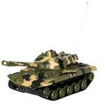 Боевой танк на ик-управлении Play Smart, Full Func, аккум./ адаптер, BOX 49,5x15x14,5 см, зелёный хаки, арт.9807.