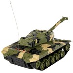 Боевой танк на ик-управлении Play Smart, Full Func, аккум./ адаптер, BOX 49,5x15x14,5 см, зелёный хаки, арт.9807.