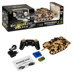 Боевой танк на ик-управлении Play Smart, Full Func, аккум./ адаптер, BOX 49,5x15x14,5 см, коричневый хаки, арт.9808.
