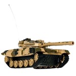 Боевой танк на ик-управлении Play Smart, Full Func, аккум./ адаптер, BOX 49,5x15x14,5 см, коричневый хаки, арт.9808.