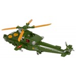 Игр. пласт. на бат. военный вертолёт, PVC 16x14x42 см, 2 вида, арт. KY80306-4.