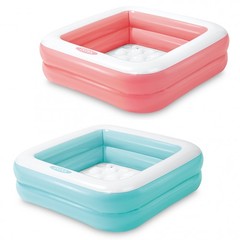 Бассейн PLAY BOX 2цв 1-3 года 86*86*25см