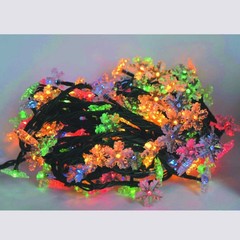 н.г.эл.гирл.рис-снежинка 160л.LED многоцв.(4/8ф) 8.3м+1.5м