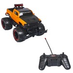 Упр. радио маш.джип внедорожник FullFunc аккум./адапт.,Play Smart"Безумные гонки", М1:16, BOX 35,8х19,4х19,5см, оранжевый, арт.9810-05.