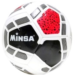 Мяч футбольный, TPE, 410-420 г, 3 слоя, размер 5, MINSA.