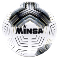 Мяч футбольный, TPE, 410-420 г, 3 слоя,  размер 5, MINSA.